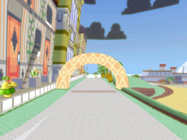 Rustboro City (GCN Peach Beach Texture) - Custom Mario Kart