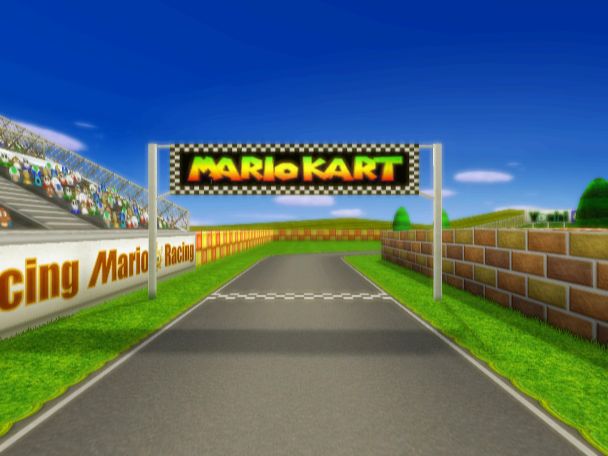 N64 Marioless Raceway (N64 Mario Raceway Edit) - Custom Mario Kart